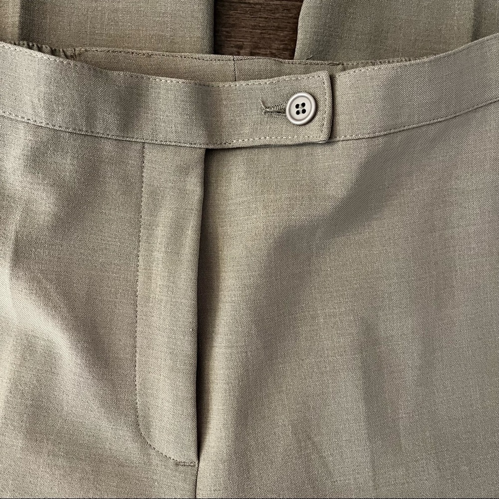 Vintage Tan High Waisted Trousers Pants - Picture 8 of 10